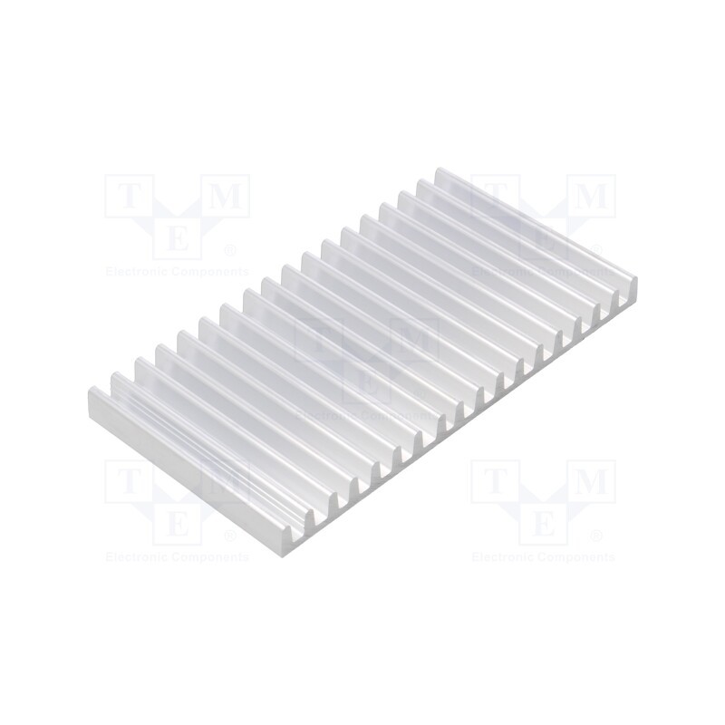 1 pcs x FISCHER ELEKTRONIK - SK 695 75 AL - Heatsink: extruded, L: 75mm, W: 140mm, H: 10mm, aluminium, raw