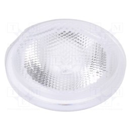1 pcs x LEDIL - C10686_EVA-W - LED lens, round, plexiglass PMMA, transparent, 29÷48°, H: 16.4mm