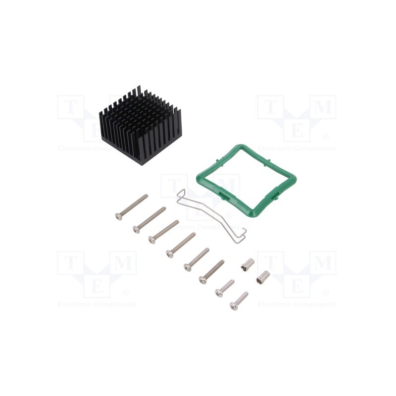 1 pcs x Advanced Thermal Solutions - ATS-61400W-C1-R0 - Heatsink: extruded, grilled, black, L: 40mm, W: 40mm, H: 24.5mm