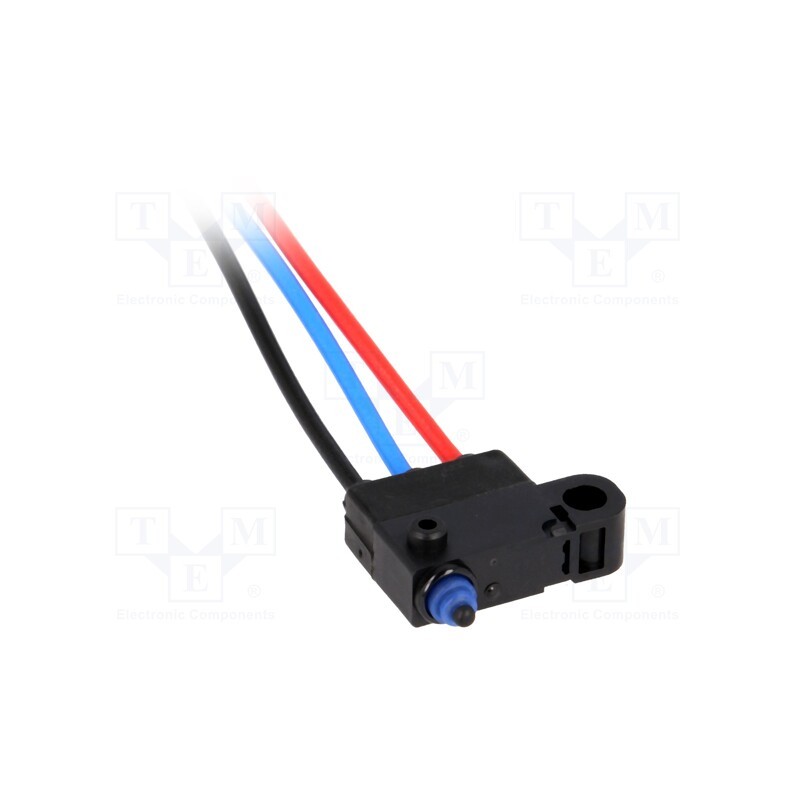 1 pcs x OMRON OCB - D2HW-C201M - Microswitch SNAP ACTION, 0.1A/125VAC, 2A/12VDC, without lever