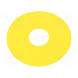 1 pcs x SIEMENS - 3SU1900-0BC31-0AA0 - Warning plate, 22mm, 3SU1.5, -25÷70°C, Ømount.hole: 22mm, Ø: 75mm