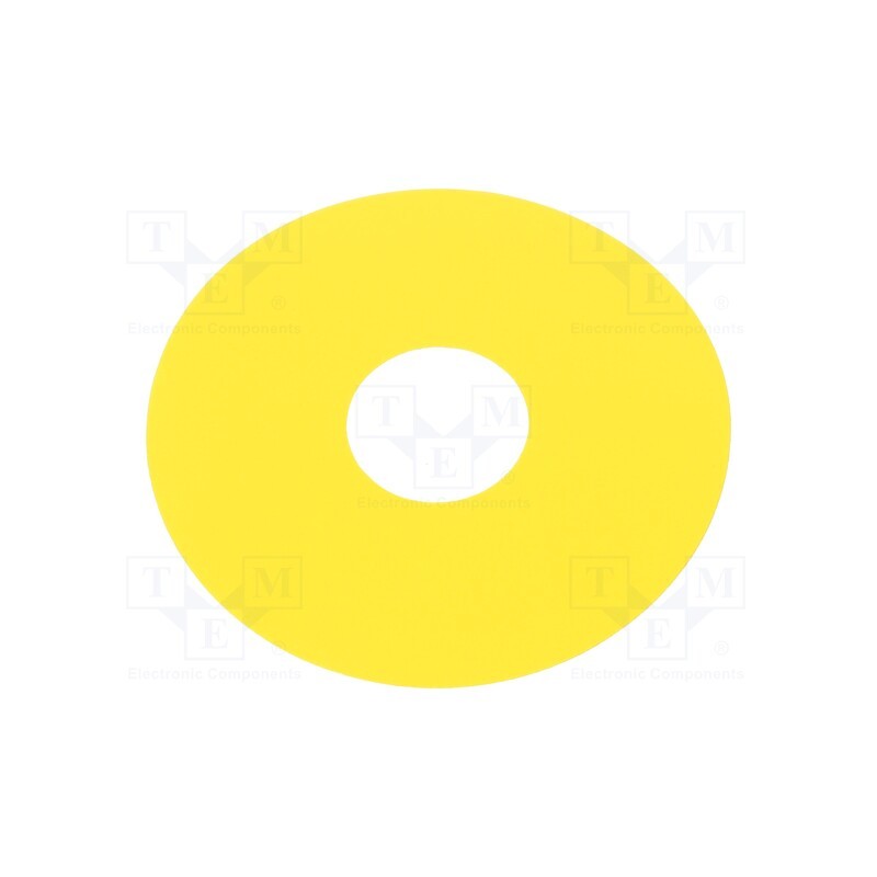 1 pcs x SIEMENS - 3SU1900-0BC31-0AA0 - Warning plate, 22mm, 3SU1.5, -25÷70°C, Ømount.hole: 22mm, Ø: 75mm