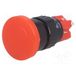 1 pcs x ONPOW - LAS1M-11Z/R/24V - Switch: push-button, Pos: 2, SPDT, 3A/250VAC, 2A/24VDC, ON-ON, IP40