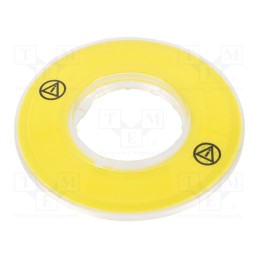 1 pcs x SCHNEIDER ELECTRIC - ZBY9121 - Warning plate, 22mm, Harmony XB4, Ø22mm