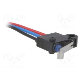 1 pcs x OMRON OCB - D2HW-C271M - Microswitch SNAP ACTION, 0.1A/125VAC, 2A/12VDC, SPDT, ON-(ON)