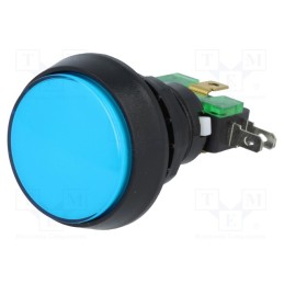 1 pcs x HIGHLY ELECTRIC- Switch: push-button, Pos: 2, SPDT, 10A/250VAC, ON-(ON), Illumin: LED