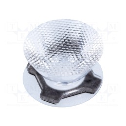 1 pcs x LEDIL - CA11265_HEIDI-M - LED lens, round, transparent, 26÷29°, Mounting: adhesive tape