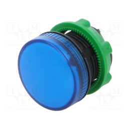 1 pcs x SCHNEIDER ELECTRIC - ZB5AV06 - Control lamp, 22mm, Harmony XB5, -25÷70°C, Ø22mm, IP66, blue