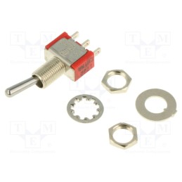 1 pcs x TE Connectivity - 4-1825136-9 - Switch: toggle, Pos: 2, SPDT, ON-ON, 2A/250VAC, 5A/28VDC, -30÷85°C