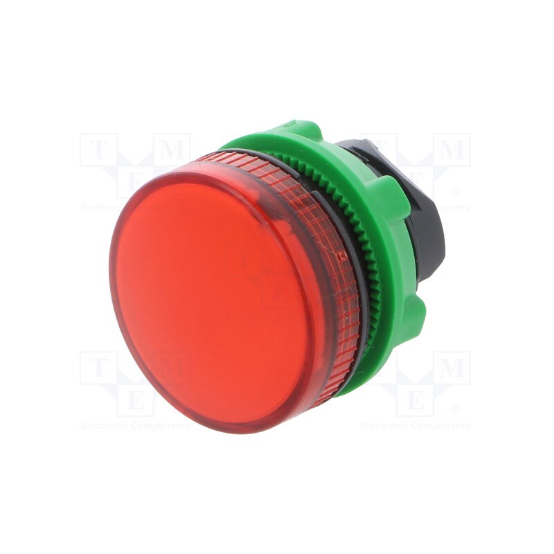 1 pcs x SCHNEIDER ELECTRIC - ZB5AV04 - Control lamp, 22mm, Harmony XB5, -25÷70°C, Ø22mm, IP66, red