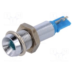 1 pcs x SIGNAL-CONSTRUCT - SMBD06404 - Indicator: LED, recessed, blue, 24÷28VAC, Ø6.2mm, for soldering