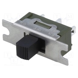 1 pcs x NKK SWITCHES - MS13AFW01 - Switch: slide, Pos: 3, SPDT, 3A/250VAC, ON-OFF-ON, soldered, MS