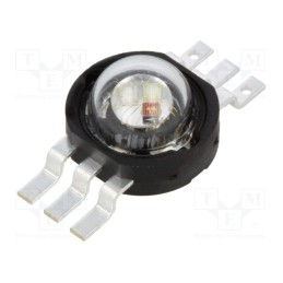 1 pcs x ProLight Opto - PM6B-3LFE-B - Power LED, RGB, 130°, 350mA, λd: 460÷465nm,520÷530nm,620÷630nm