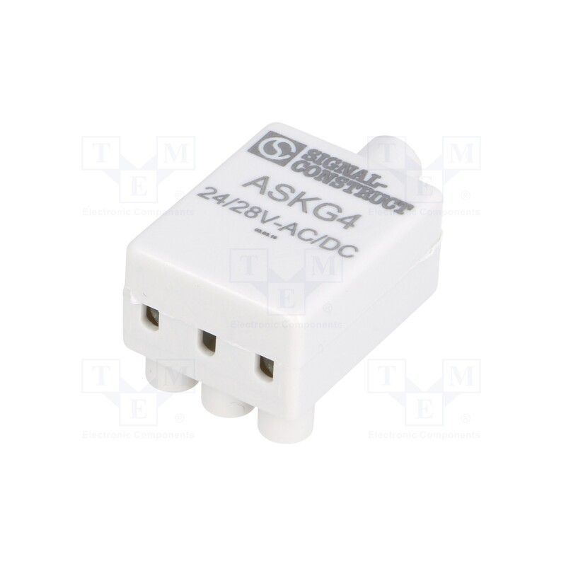 1 pcs x SIGNAL-CONSTRUCT - ASKG4 - Indicator: LED indicators powering adapter, 28VDC, 24VAC