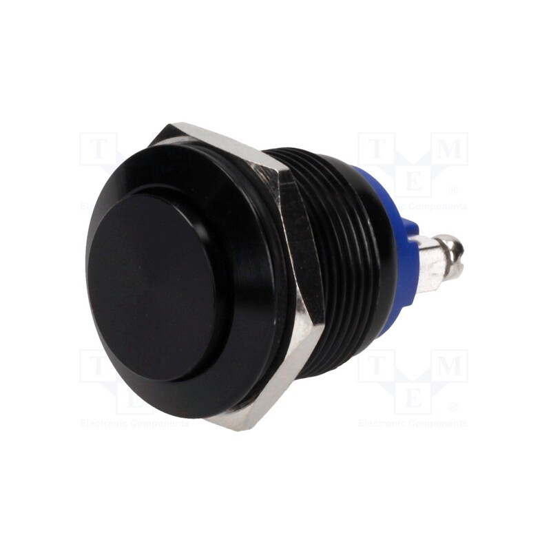 1 pcs x ONPOW - GQ19H-10/A - Switch: vandal resistant, Pos: 2, SPST-NO, 2A/36VDC, IP65, OFF-(ON)