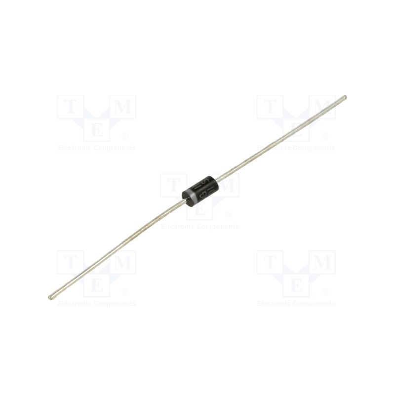 1 pcs x SMC DIODE SOLUTIONS - 1N4006GTA - Diode: rectifying, THT, 800V, 1A, , DO41, Ufmax: 1V, Ir: 5uA