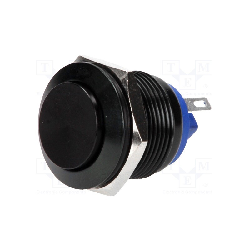 1 pcs x ONPOW - GQ19H-10/J/A - Switch: vandal resistant, Pos: 2, SPST-NO, 2A/36VDC, IP65, OFF-(ON)