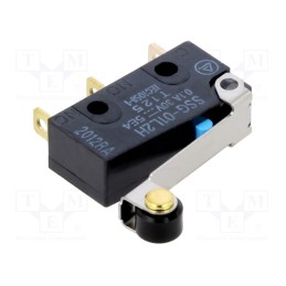 1 pcs x OMRON OCB - SSG01L2H - Microswitch SNAP ACTION, 0.1A/125VAC, with lever (with roller)