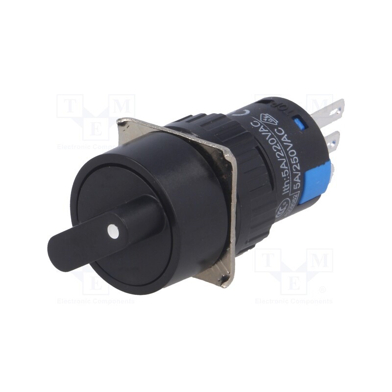 1 pcs x ONPOW - LAS1-AY-11X/21/N - Switch: rotary, Pos: 2, SPDT, 3A/220VAC, 2A/24VDC, -20÷55°C, 50mΩ