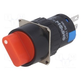 1 pcs x ONPOW - LAS1-AY-11X/21/R - Switch: rotary, Pos: 2, SPDT, 3A/220VAC, 2A/24VDC, -20÷55°C, 50mΩ