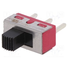 1 pcs x C&K - 1101M2S3CQE2 - Switch: slide, Pos: 2, SPDT, 3A/250VAC, 6A/28VDC, ON-ON, THT, 1000