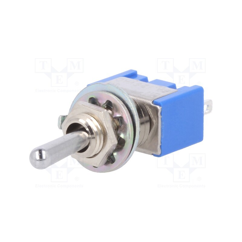 1 pcs x MIYAMA - MS-500B-B - Switch: toggle, Pos: 2, SPDT, ON-(ON), 6A/125VAC, -10÷55°C, 1kV