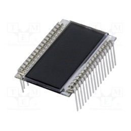 1 pcs x DISPLAY ELEKTRONIK - DE 117-RS-20/7,5/V - Display: LCD, 7-segment, STN Positive, No.of dig: 4, Char: 6.8mm