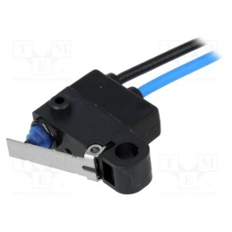 1 pcs x OMRON OCB - D2HW-C213M - Microswitch SNAP ACTION, 0.1A/125VAC, 2A/12VDC, with lever, IP67