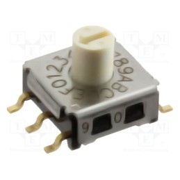 1 pcs x OMRON OCB - A6KS-162RS - Encoding switch, HEX/BCD, Pos: 16, SMT, Rcont max: 200mΩ, 1.96Ncm