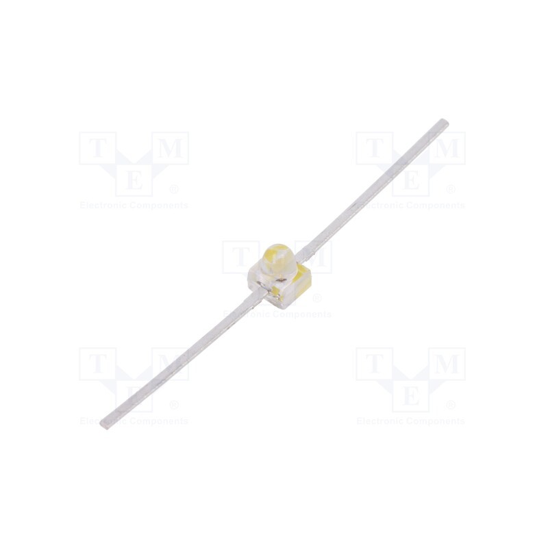 1 pcs x BROADCOM (AVAGO) - HLMA-QL00 - LED, SMD, 2pin THT, amber, 500mcd, 2.21x2.08x2.44mm, 15°, 2÷2.6V