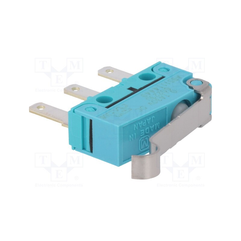 1 pcs x PANASONIC - ABS1114449 - Microswitch SNAP ACTION, 0.1A/250VAC, 0.1A/30VDC, SPDT, ON-(ON)