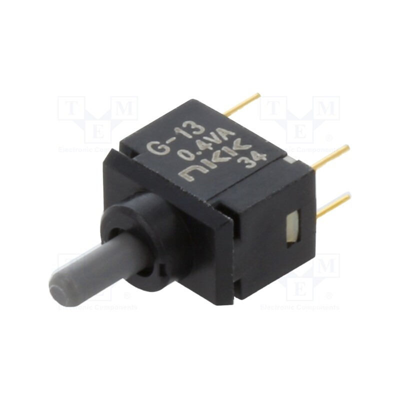 1 pcs x NKK SWITCHES - G13AP - Switch: toggle, Pos: 3, SP3T, ON-OFF-ON, 0.1A/28VAC, 0.1A/28VDC