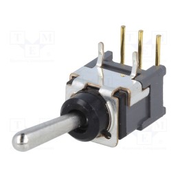 1 pcs x NKK SWITCHES - B12AH - Switch: toggle, Pos: 2, SPDT, ON-ON, 0.01A/28VAC, 0.01A/28VDC, THT