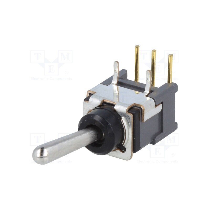 1 pcs x NKK SWITCHES - B12AH - Switch: toggle, Pos: 2, SPDT, ON-ON, 0.01A/28VAC, 0.01A/28VDC, THT
