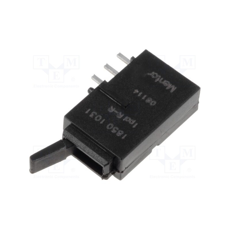 1 pcs x MENTOR - 1850.1031 - Switch: toggle, Pos: 2, SPDT, ON-ON, 0.5A/60VAC, 0.5A/60VDC, THT