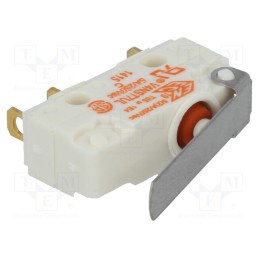 1 pcs x SAIA-BURGESS - V4NST7Y1-UL - Microswitch SNAP ACTION, 5A/250VAC, with lever, SPDT, ON-(ON)