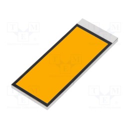 1 pcs x DISPLAY ELEKTRONIK - DE LP-501-A - Backlight, LED, Dim: 55.75x22.86x2.5mm, amber, 46.8x19mm, 300cd/m2