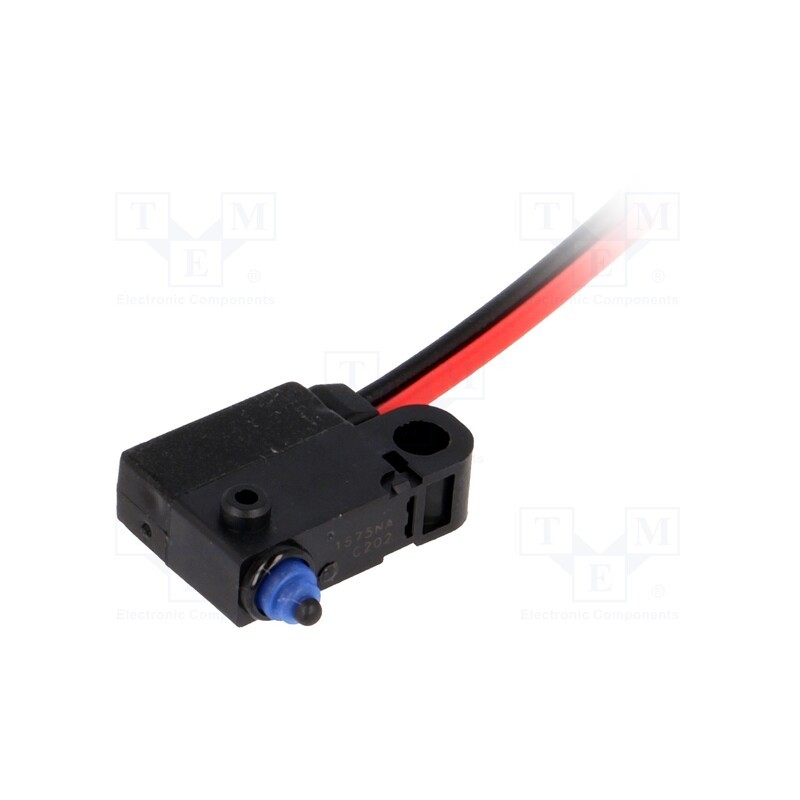 1 pcs x OMRON OCB - D2HW-C202MR - Microswitch SNAP ACTION, 0.1A/125VAC, 2A/12VDC, without lever