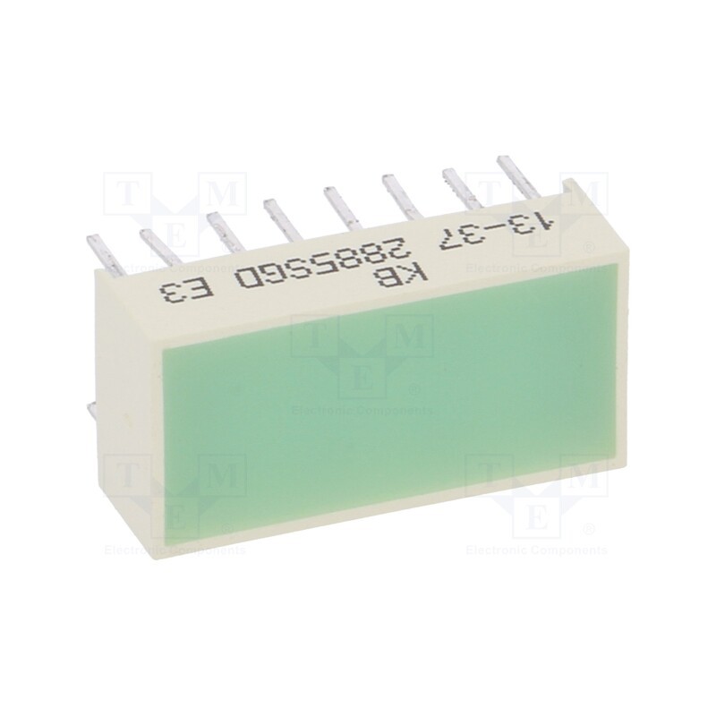 1 pcs x KINGBRIGHT ELECTRONIC - KB-2885SGD - LED backlight, green, Lens: diffused,green, λd: 568nm, 30÷100mcd
