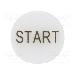 1 pcs x EATON ELECTRIC - 218329 - Actuator lens, 22mm, RMQ-Titan, white