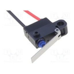 1 pcs x OMRON OCB - D2HW-C222M - Microswitch SNAP ACTION, 0.1A/125VAC, 2A/12VDC, with lever, IP67
