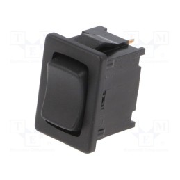 1 pcs x Marquardt - 01808.2302-00 - ROCKER, SPDT, Pos: 3, (ON)-OFF-(ON), 6A/250VAC, black, IP40, none