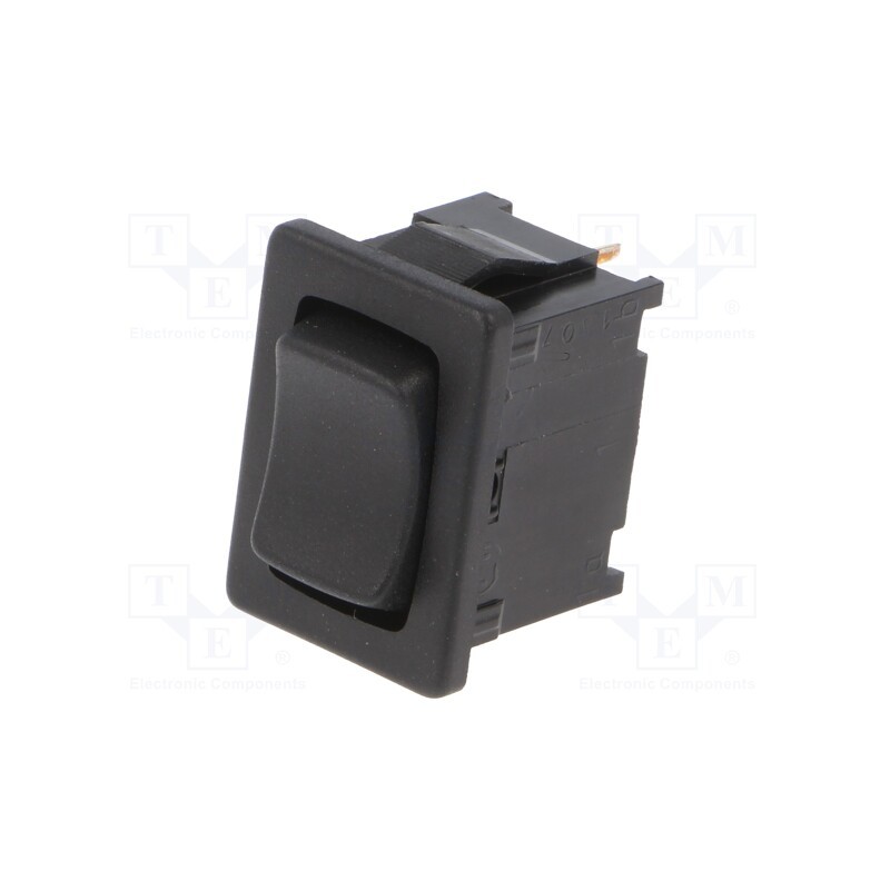 1 pcs x Marquardt - 01808.2302-00 - ROCKER, SPDT, Pos: 3, (ON)-OFF-(ON), 6A/250VAC, black, IP40, none