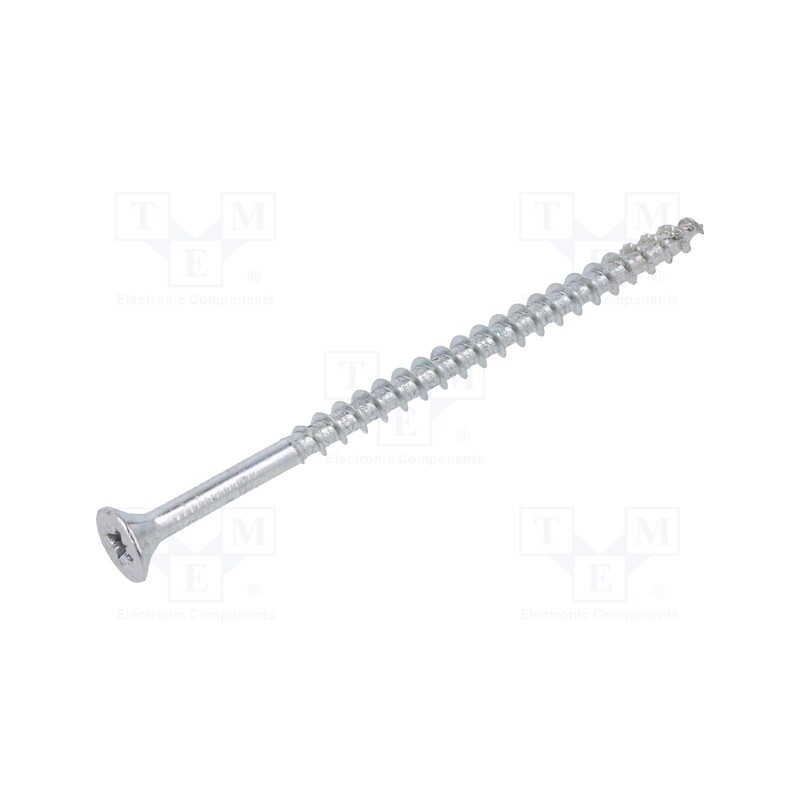 100 pcs x BOSSARD - 1347578 - Screw, for wood, 4.5x80, Head: countersunk, Pozidriv, PZ2, zinc