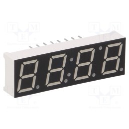 1 pcs x VISHAY - TDCG1060M - Display: LED, 7-segment, 10mm, 0.39', No.char: 4, green, 2.8÷4mcd