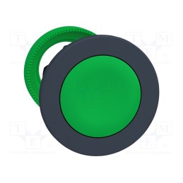 1 pcs x SCHNEIDER ELECTRIC - ZB5FA3 - Switch: push-button, 30mm, Stabl.pos: 1, green, none, IP66, -40÷70°C