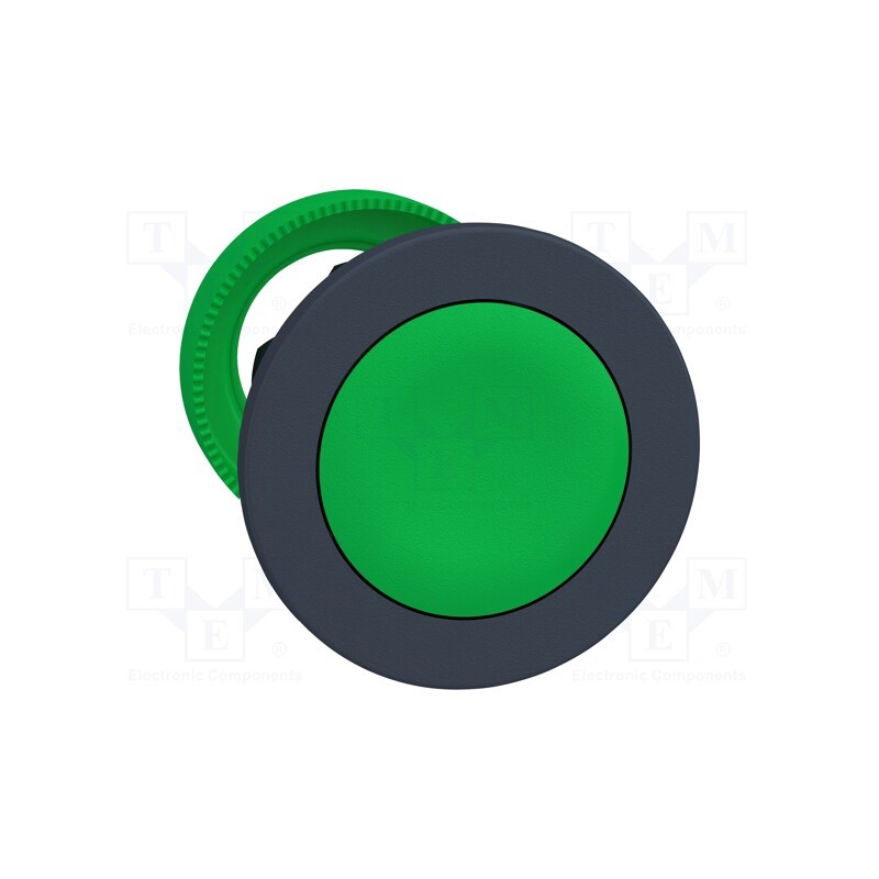 1 pcs x SCHNEIDER ELECTRIC - ZB5FA3 - Switch: push-button, 30mm, Stabl.pos: 1, green, none, IP66, -40÷70°C