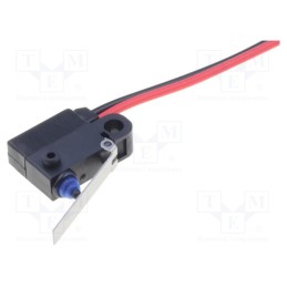 1 pcs x OMRON OCB - D2HW-C222MR - Microswitch SNAP ACTION, 0.1A/125VAC, 2A/12VDC, with lever, IP67