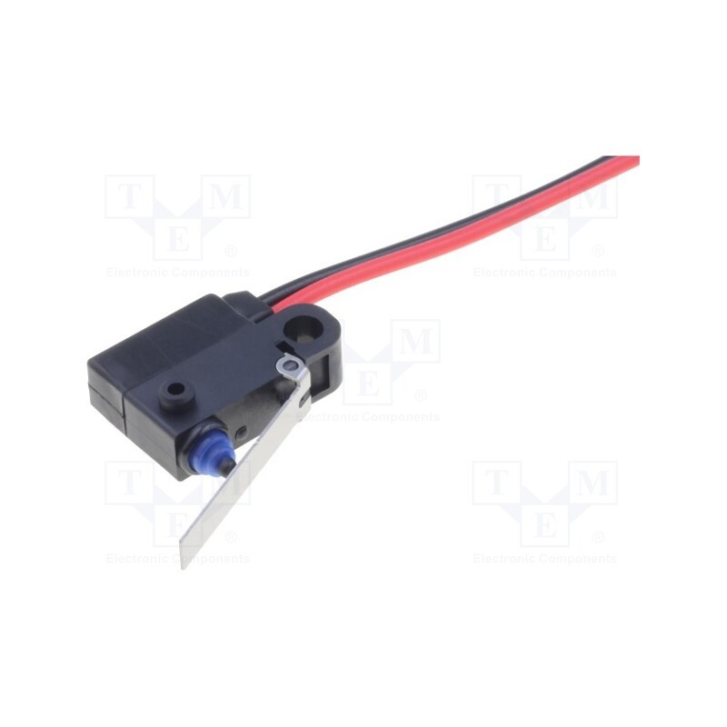 1 pcs x OMRON OCB - D2HW-C222MR - Microswitch SNAP ACTION, 0.1A/125VAC, 2A/12VDC, with lever, IP67