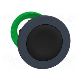 1 pcs x SCHNEIDER ELECTRIC - ZB5FA2 - Switch: push-button, 30mm, Stabl.pos: 1, black, none, IP66, -40÷70°C